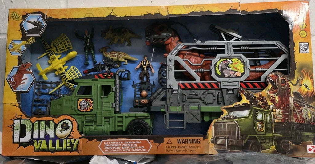 Dino Valley Light & Sounds Ultimate Convoy Playset