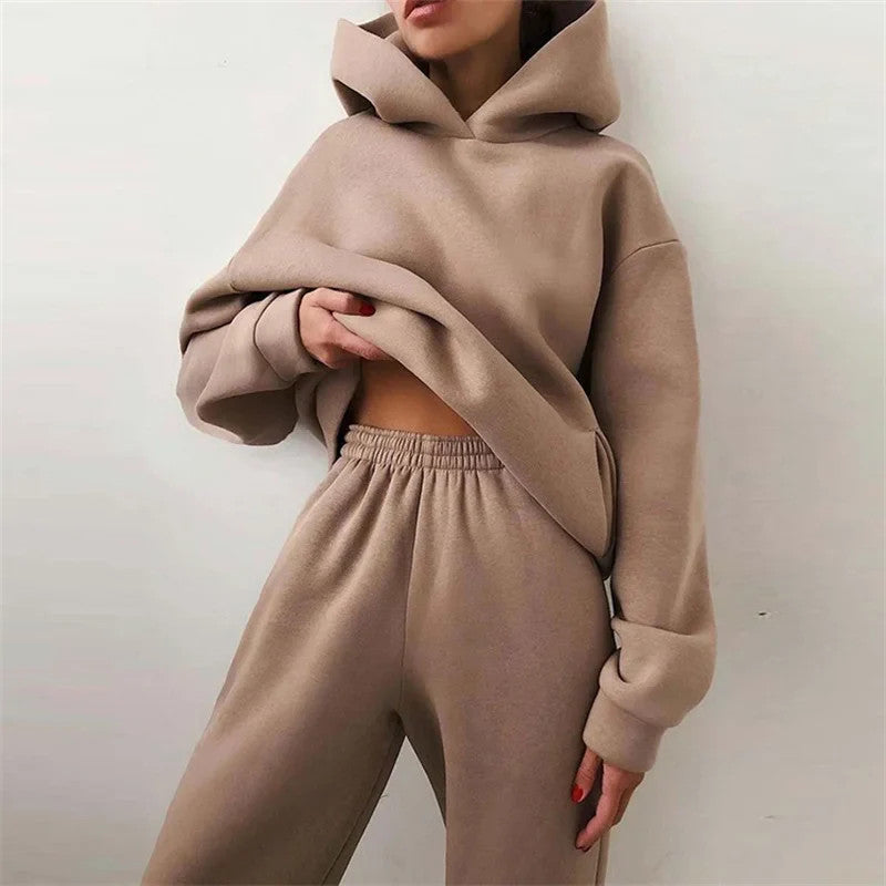 Women's Two Pieces Oversized Tracksuit
