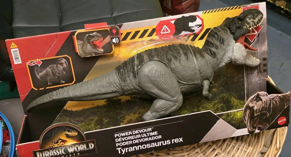 Mattel Jurassic World Dominion Super Colossal Tyrannosaurus Rex Action Figure