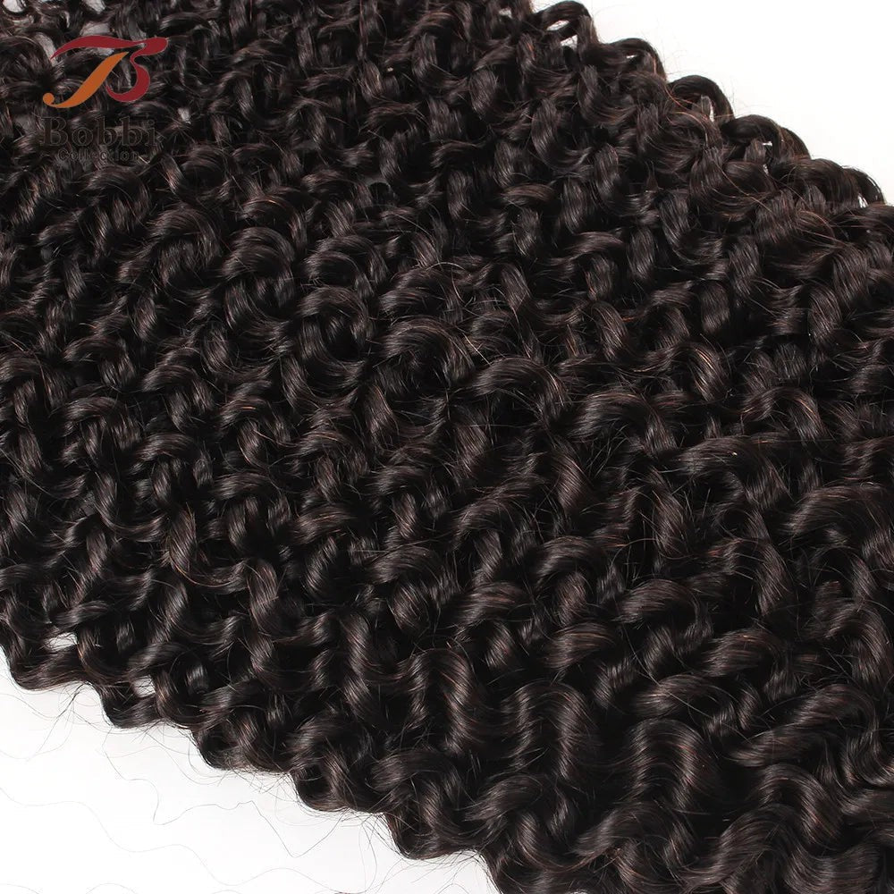 100% Human Hair Bulk for Braiding 1 Bundle Jerry Curly Natural Black Indian