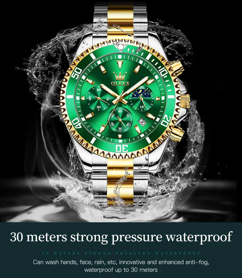OLEVS Men's Watches Top Brand Luxury Watch for Men Original Waterproof