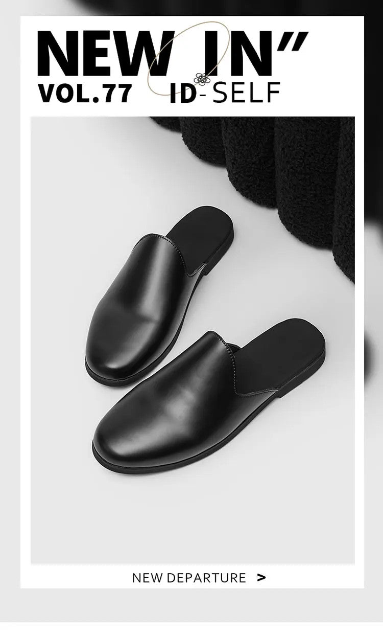 Men's Open Back Casual Leader Loafers Slippers