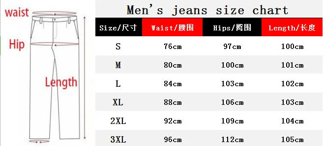 2025 New Street Skinny Ripped Jeans Men Denim Pencil Pants Wash Casual Mid