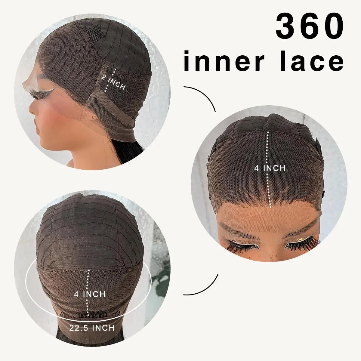 Yaki Straight Wig 360 Lace Frontal HD Human Hair Wigs Full Lace Kinky Straight