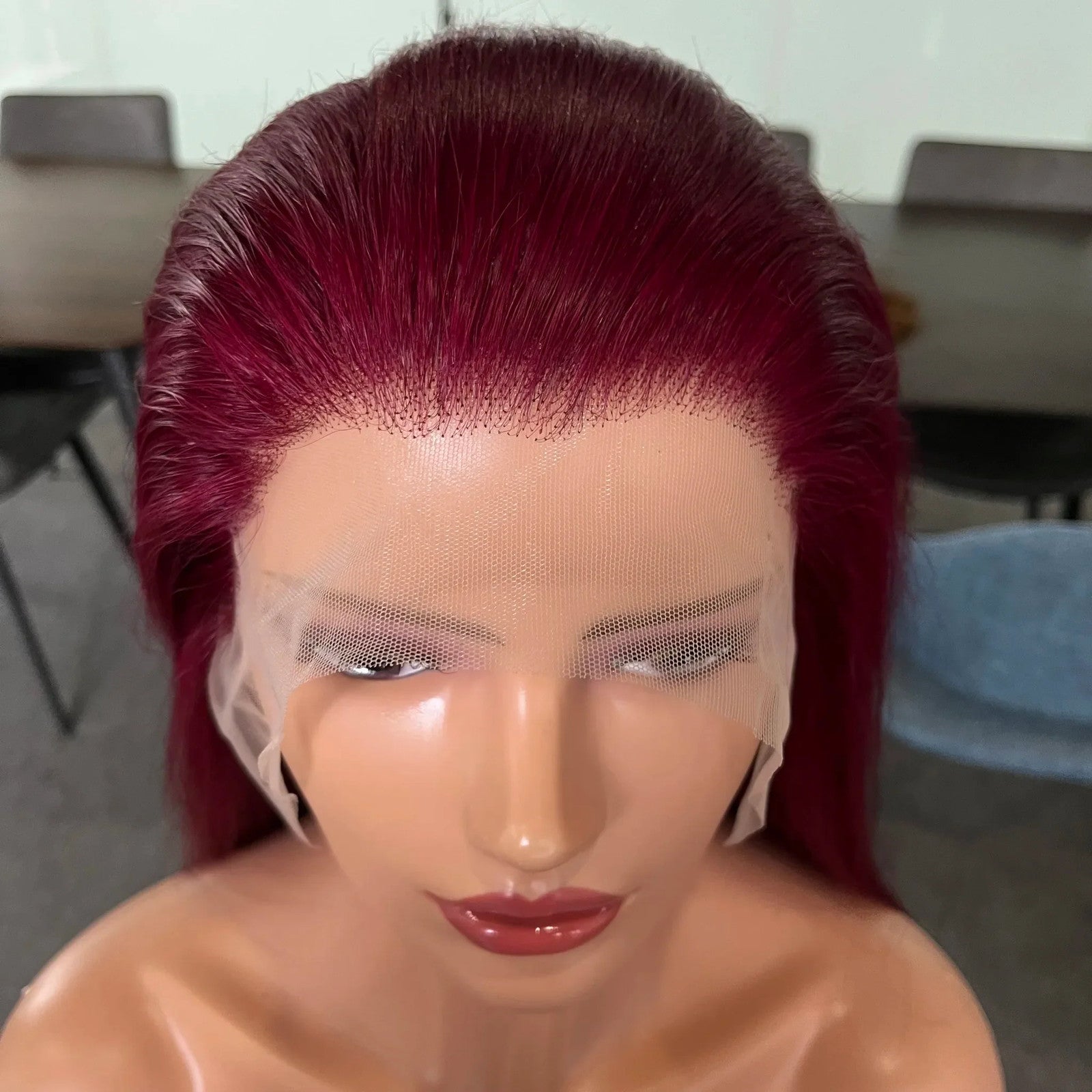 200 Density 13x4 HD Transparent Lace Front Wig for Black Women Straight Remy