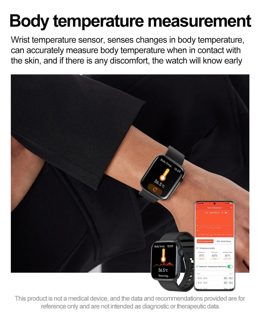 2025 AI Diagnosis NFC Smart Watch Women 1.85 inch AMOLED Blood pressure Heart