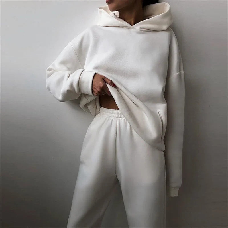 Women's Two Pieces Oversized Tracksuit