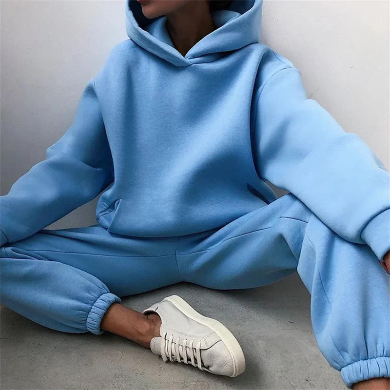 Women's Two Pieces Oversized Tracksuit
