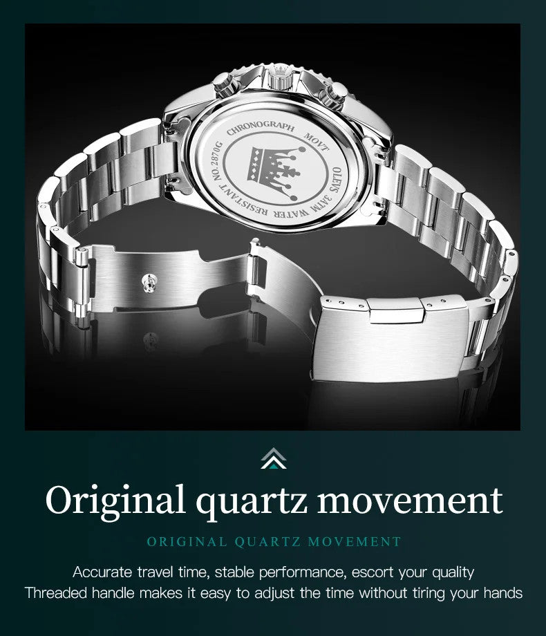 Men's Watches Top Brand Luxury Watch for Men Original Waterproof Stainless