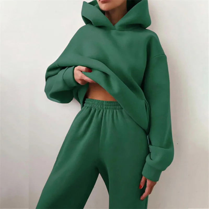 Women's Two Pieces Oversized Tracksuit
