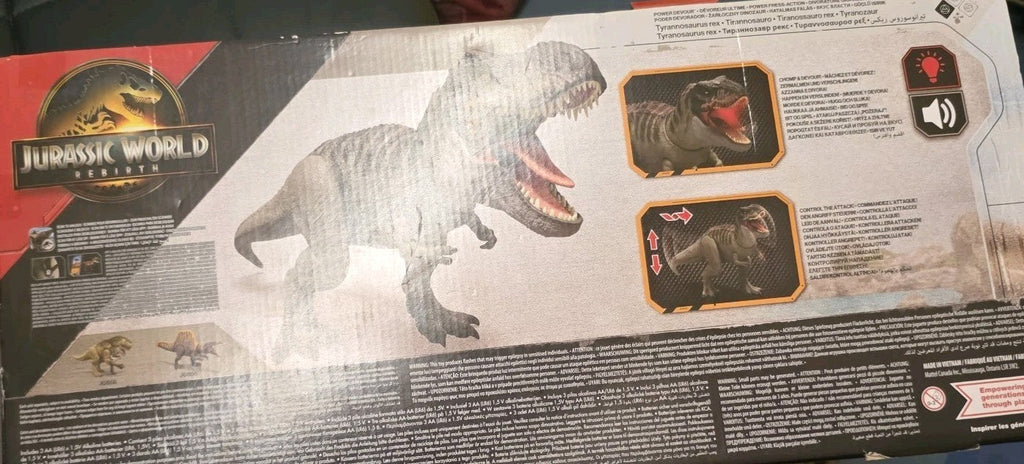 Mattel Jurassic World Dominion Super Colossal Tyrannosaurus Rex Action Figure