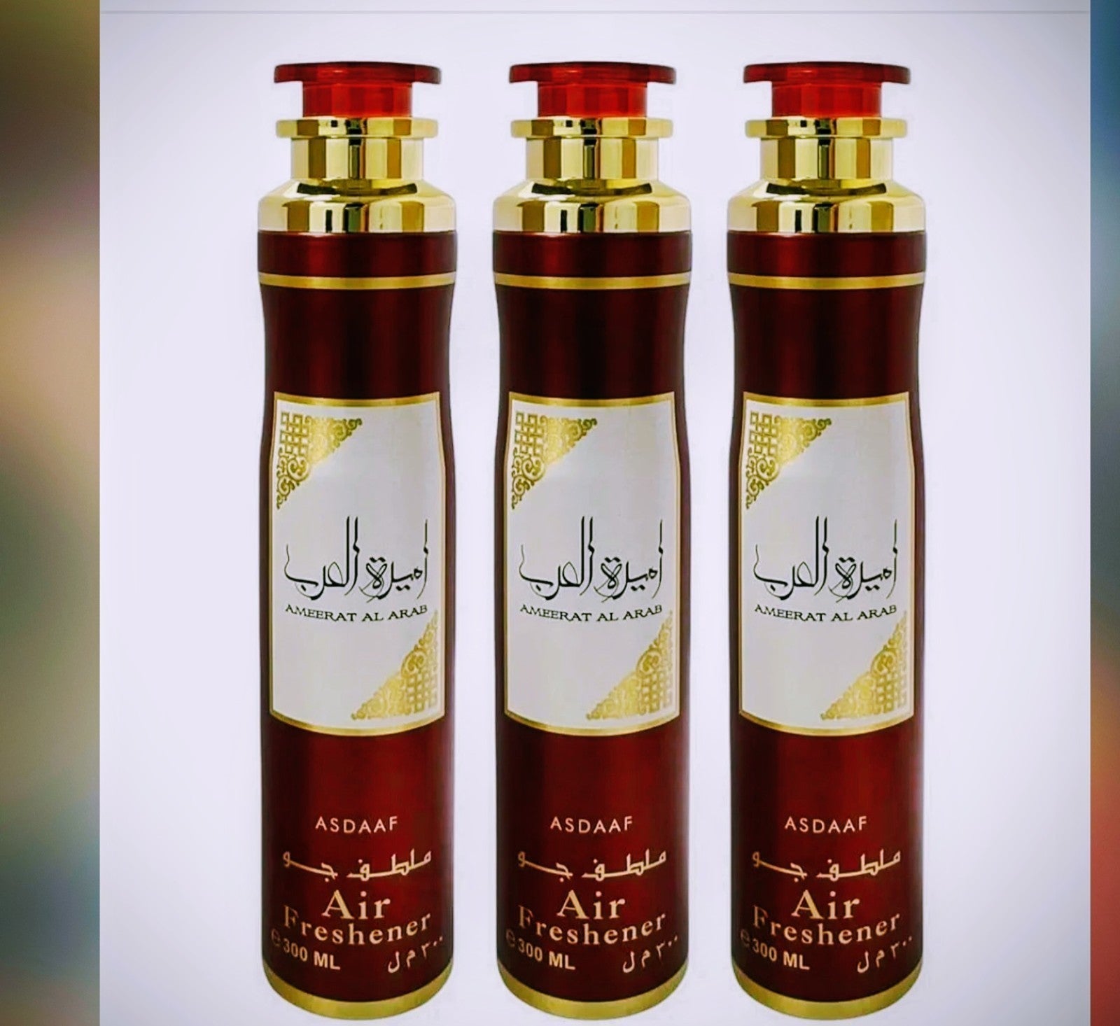 Arabian Air Freshener 6 x 300ml Long Lasting Room Spray Choose 6 Mix And Match