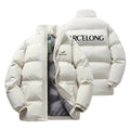 Men's Winter Thick Sports Trendy Stand Up Collar Parka Jacket