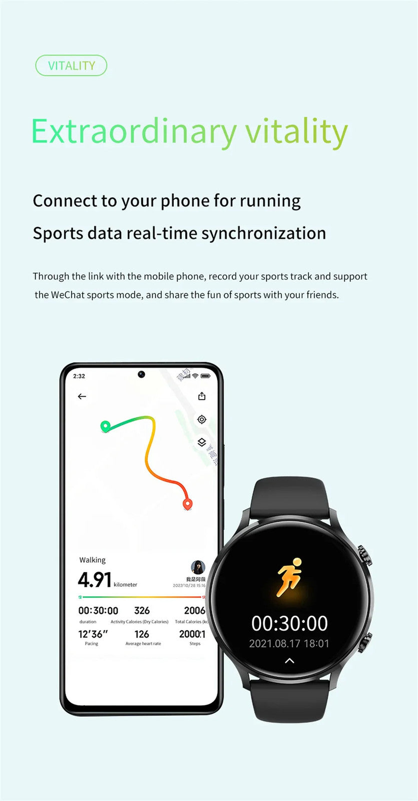 2025 New Smartwatch Women AMOLED HD Screen Always On Display Bluetooth Call