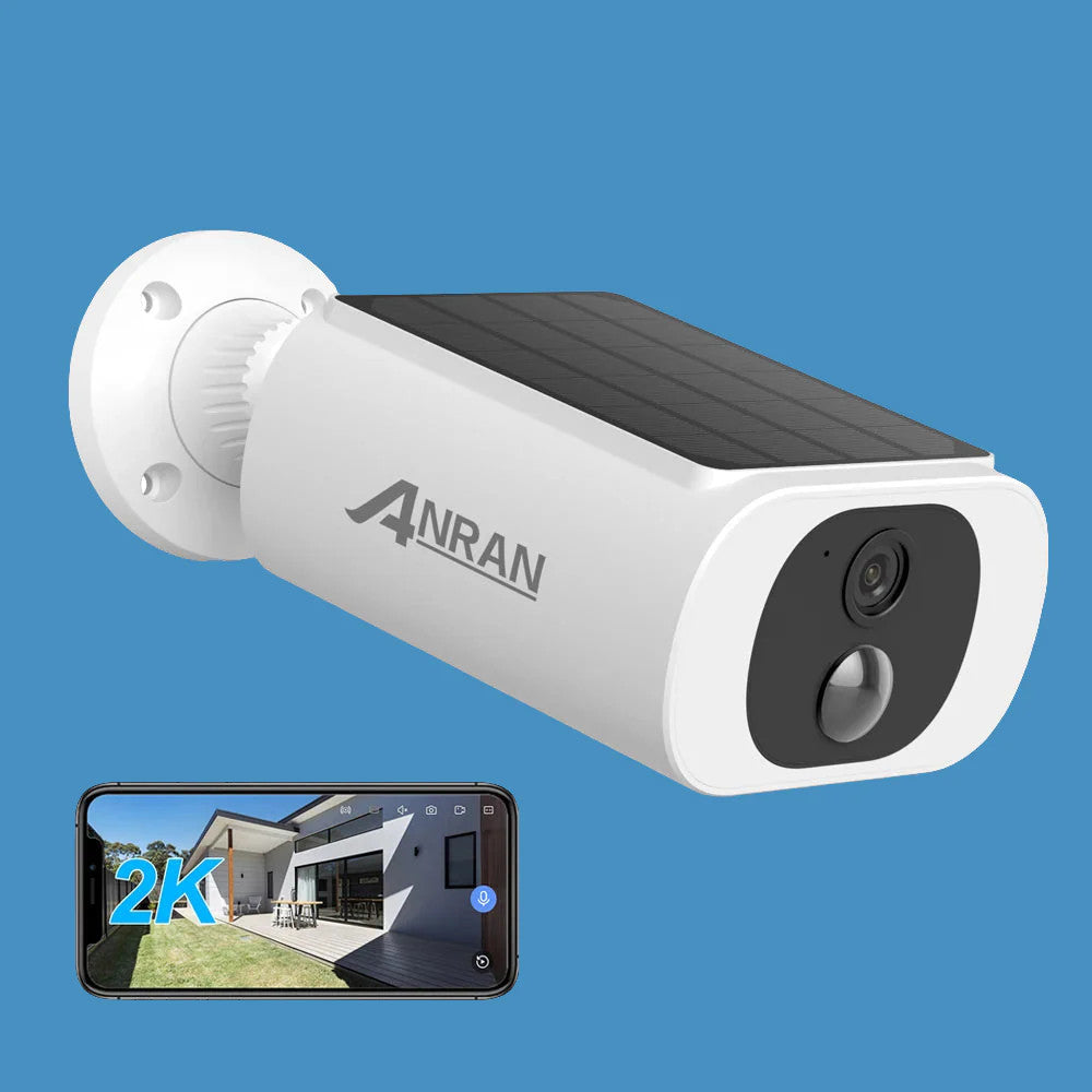 Outdoor Solar Security Camera with Battery 3MP 2.4G WIFI Camera Battery Cloud