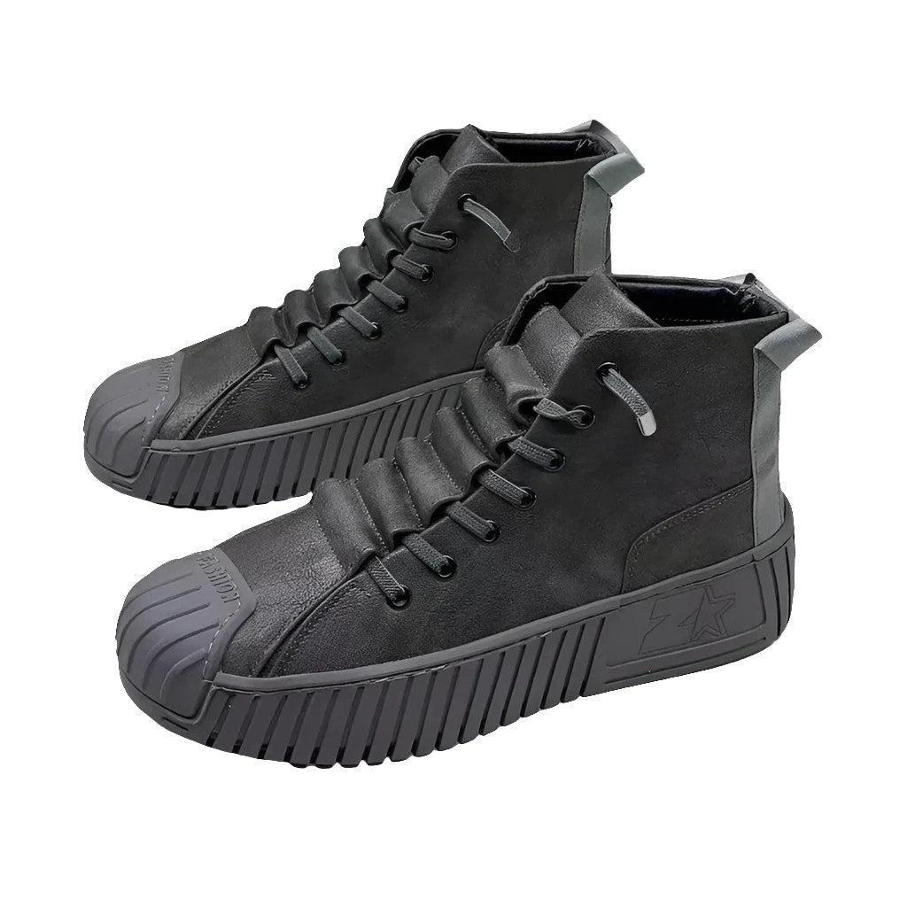 Men Boots Increased Lace-up Casual Quality Outdoor Boots