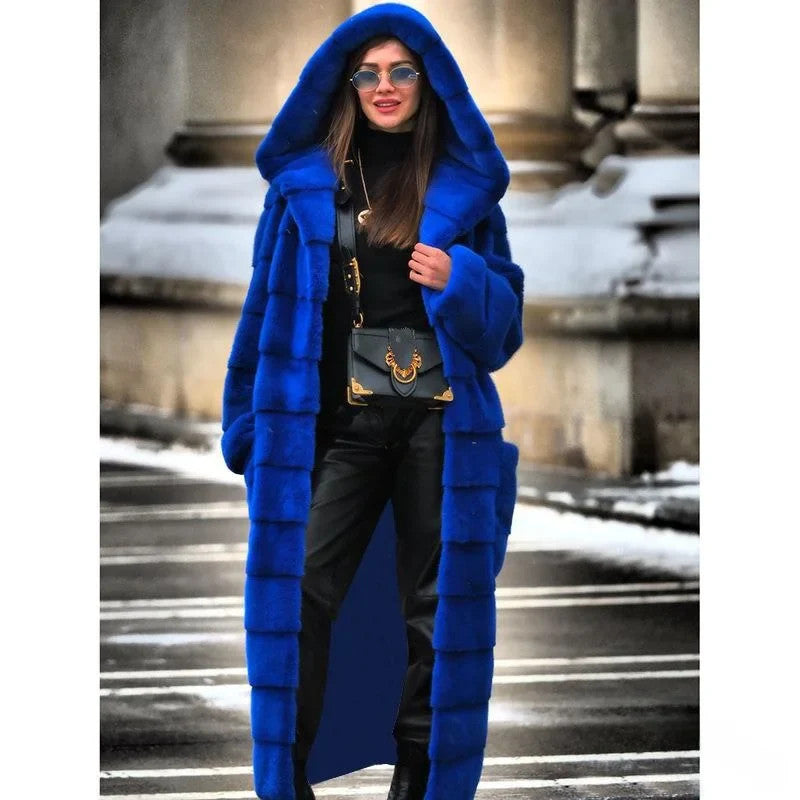 Women's Hooded Sweed Thick Long Sleeve Urban Winter Coat