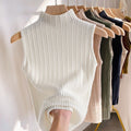 Women's Korean-style Half Turtleneck Knitted Inner Match Vest
