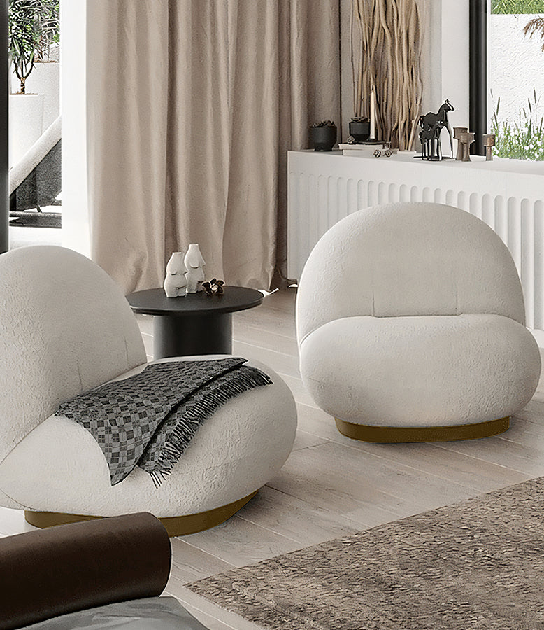 A532 Boucle Lounge Chair