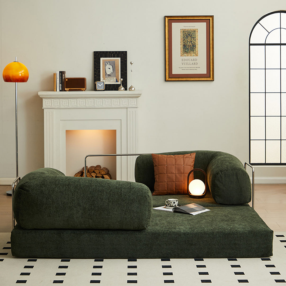 Yamada Foldable Lazy Sofa Bed, Linen