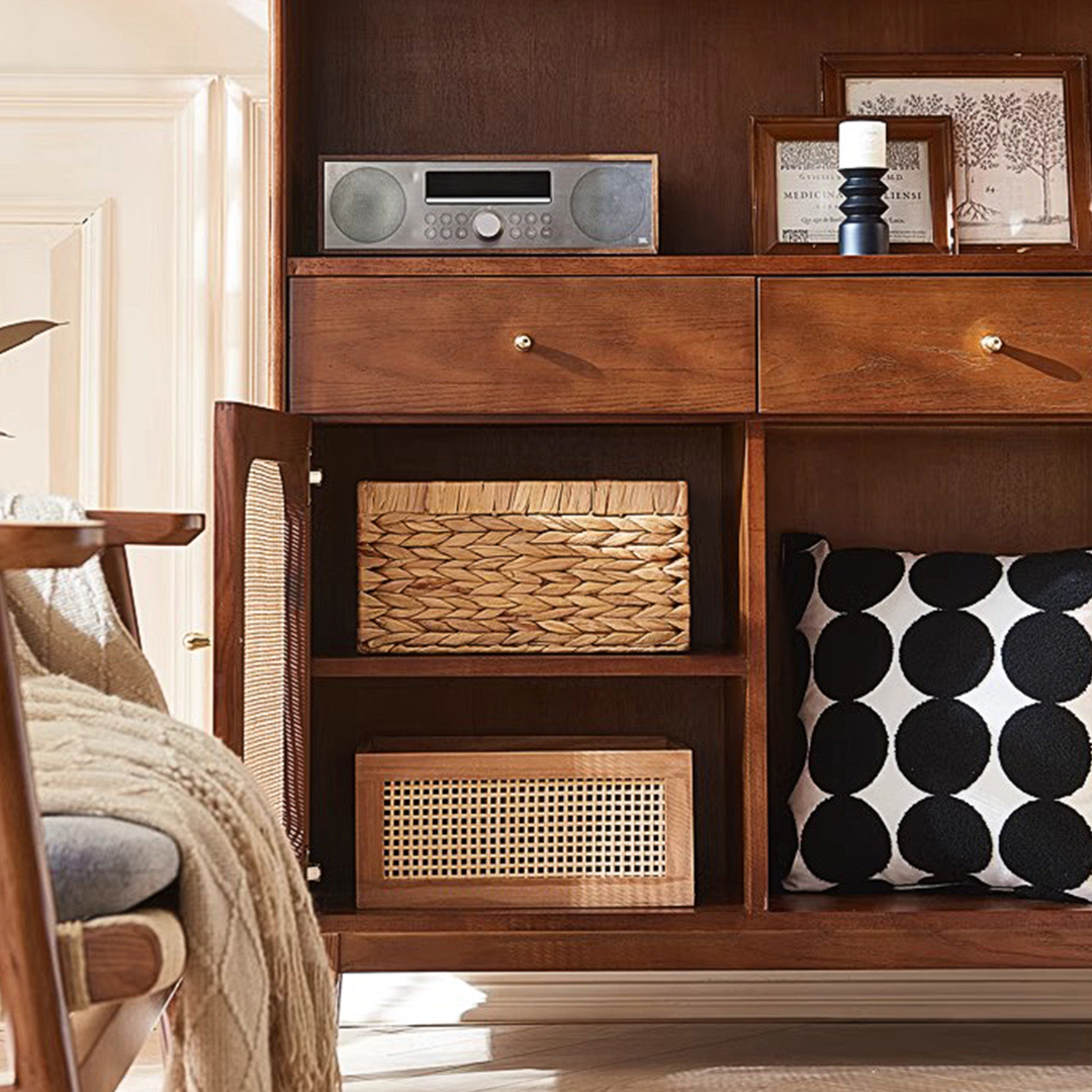 Ruby Tall Sideboard, Antique Sideboard