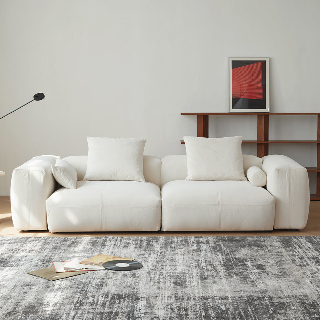 Gagnon Modular Sofa, Two Seater Sofa, Blue
