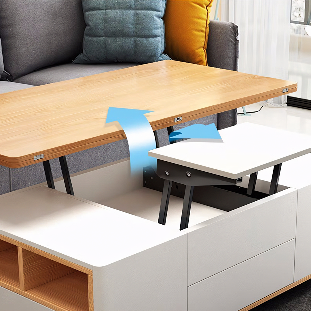 Ruby Lift Top Coffee Table, Multi-Functional Foldable Coffee Table