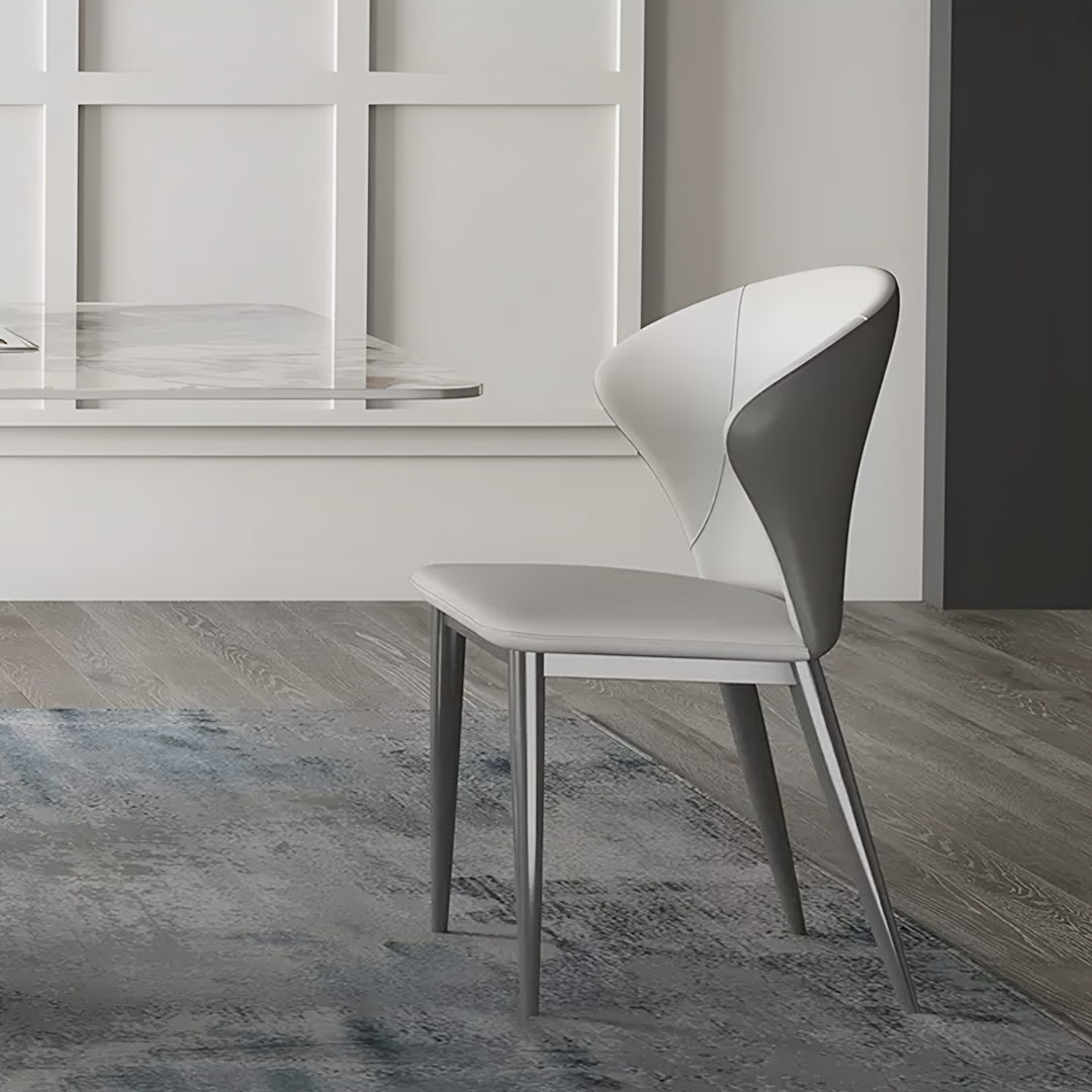 Vera Dining Table & Chairs, Sintered Stone, White