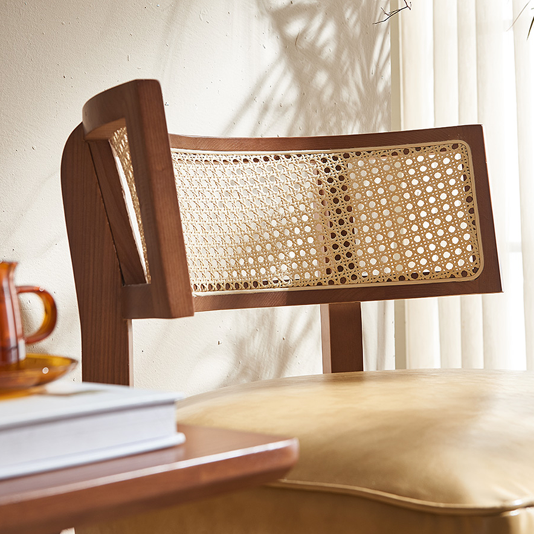 Alexa Rattan Lounge Chair, Armchair