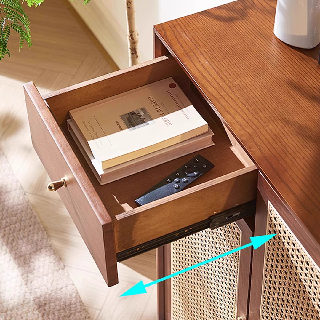 Otti Shoe Storage, Console Table, Rattan