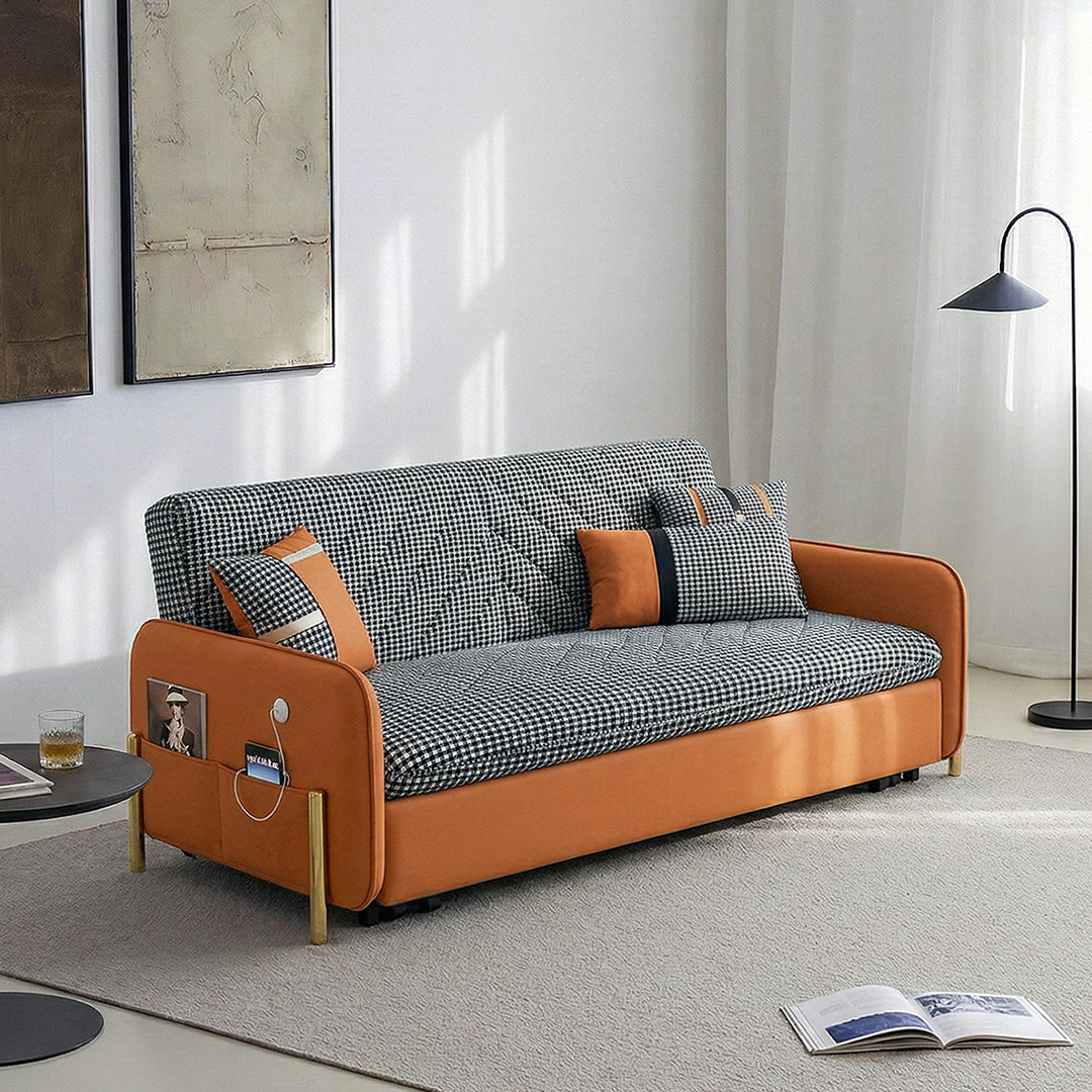 Aditi Two Seater Sofa Bed, Green
