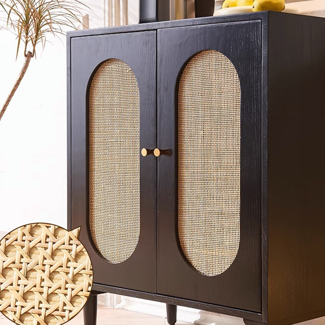 Beatrix Retro Rattan Sideboard