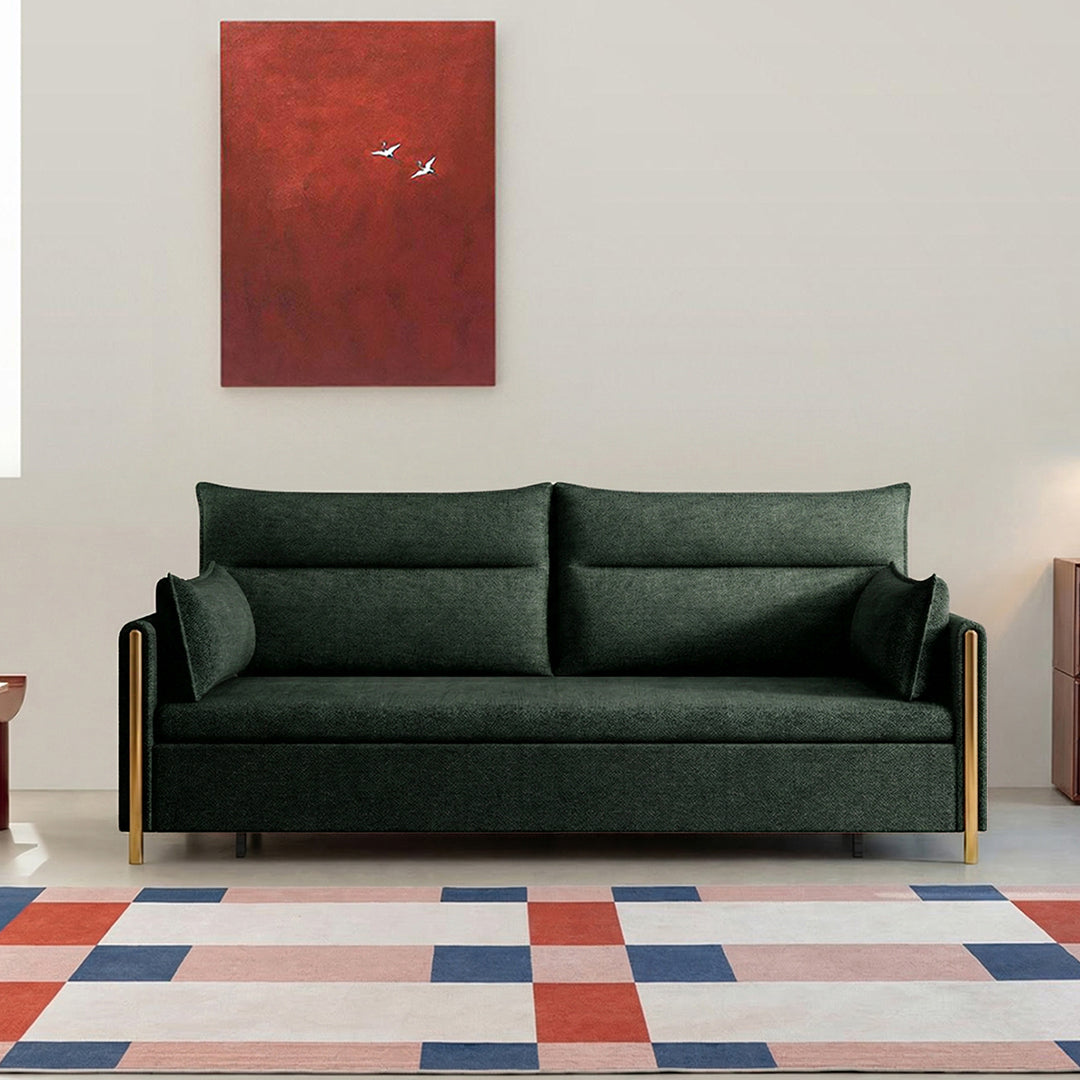 SB122 Two Seater Sofa Bed, Linen