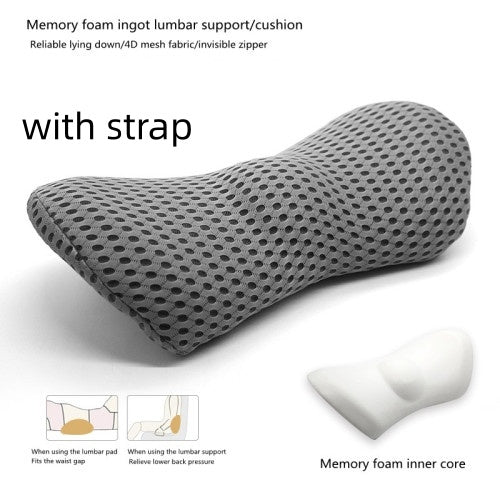 Lumbar Support Pillow For Side Sleepers Pregnancy Relieve Hip Coccyx Sciatica Pain Machine Chair Back Cushion Waist Car Seat