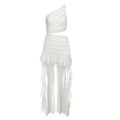 Women's Fashion Casual One-shoulder Dress