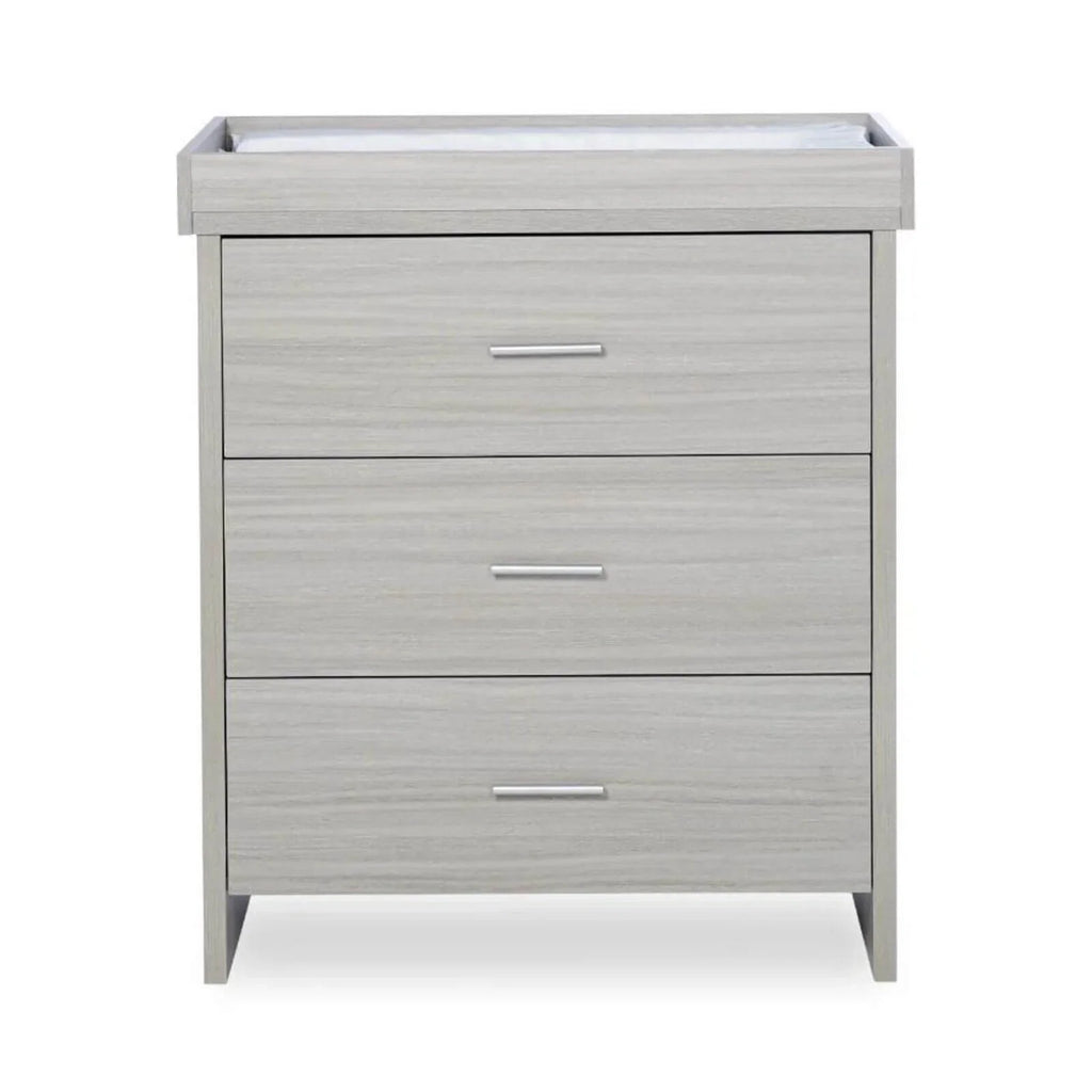Ickle Bubba Pembrey Changing Unit & Chest - Ash Grey