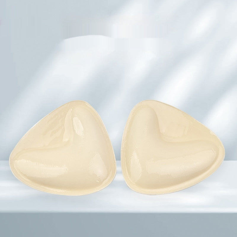 Double Sided Adhesive Sticky Bra Inserts Push Up Thick Sponge Breast Lift Pads Women Swimsuit Bikini Cup Enhancer