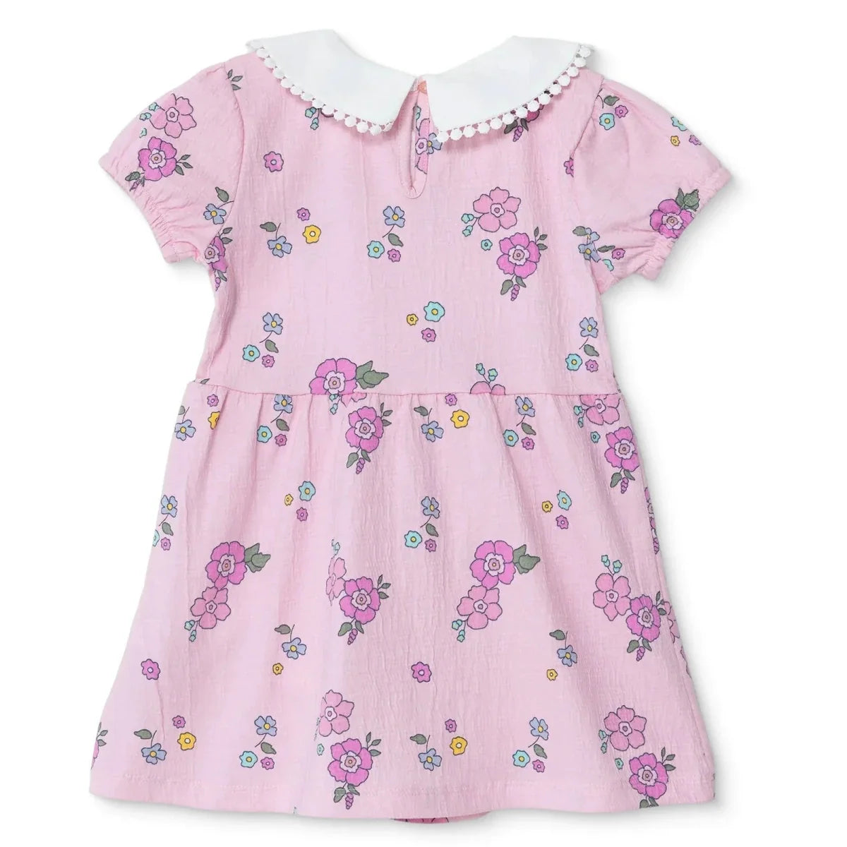 HelloBaby Baby Shirt Collar Short Sleeve Dress (6-9 Months to 4-5 Years)