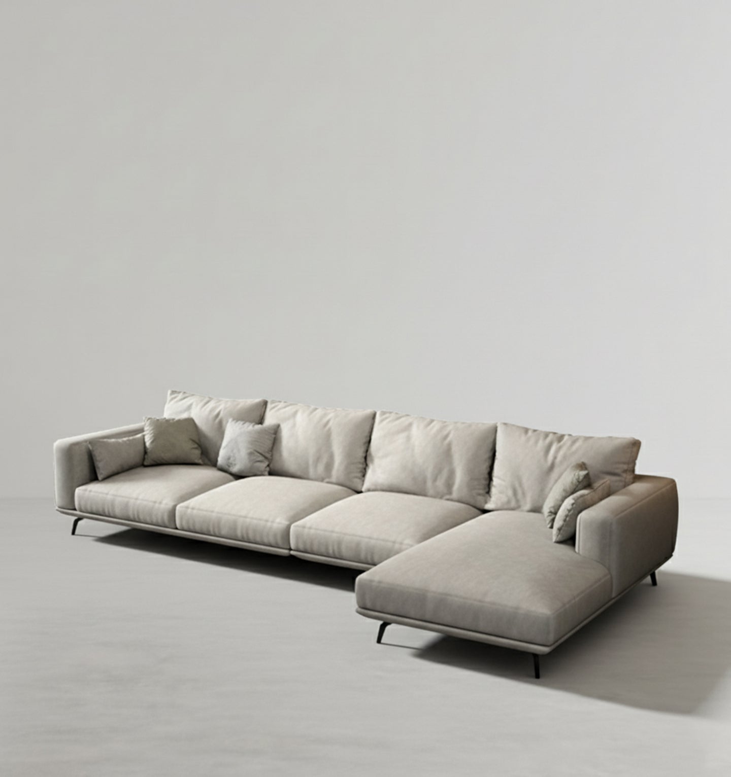 NR23 Three Seater Corner Sofa, Leathaire