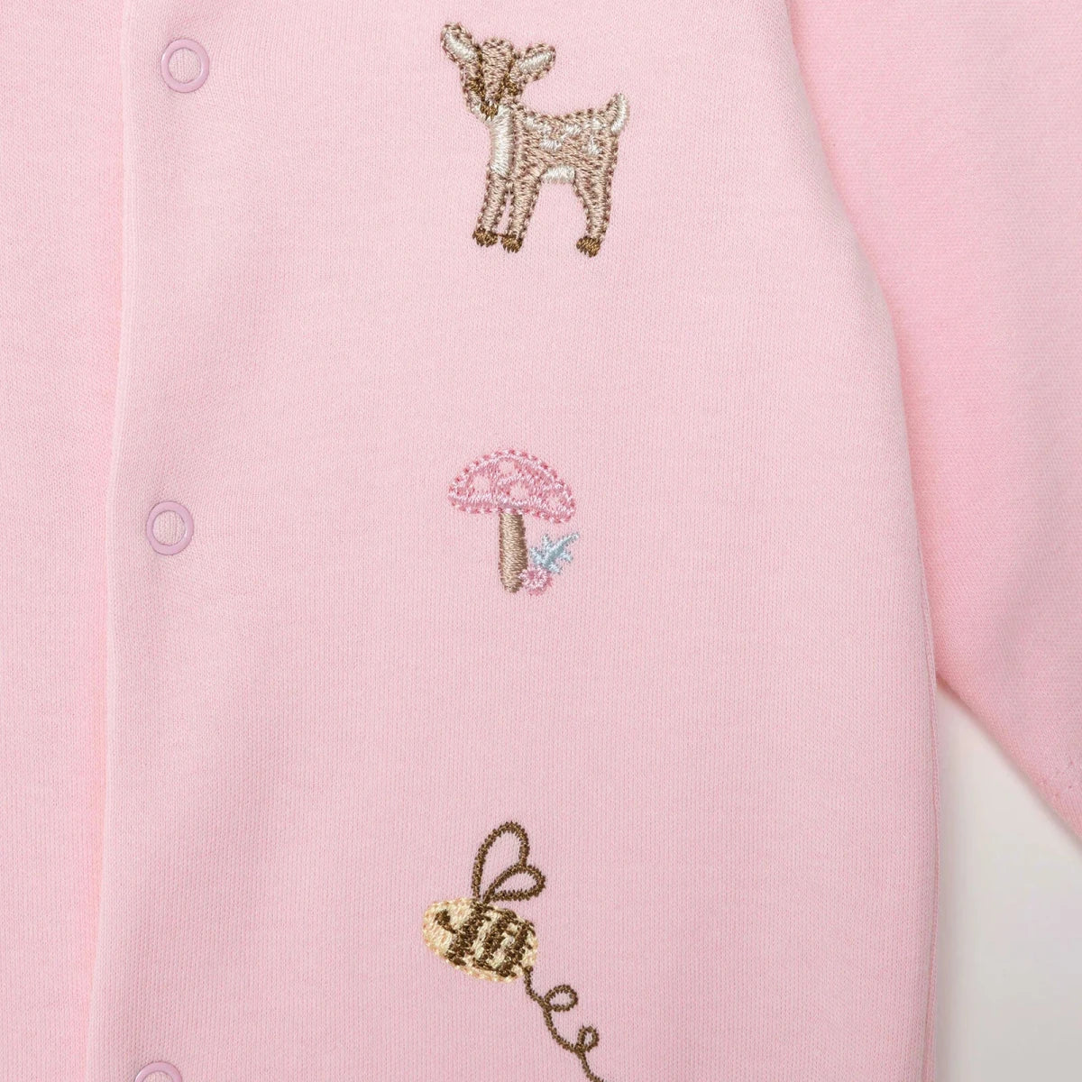 Bebetto Animal Print Long Sleeve Interlock Baby Sleepsuit with Feet (Newborn to 6-9 Months)