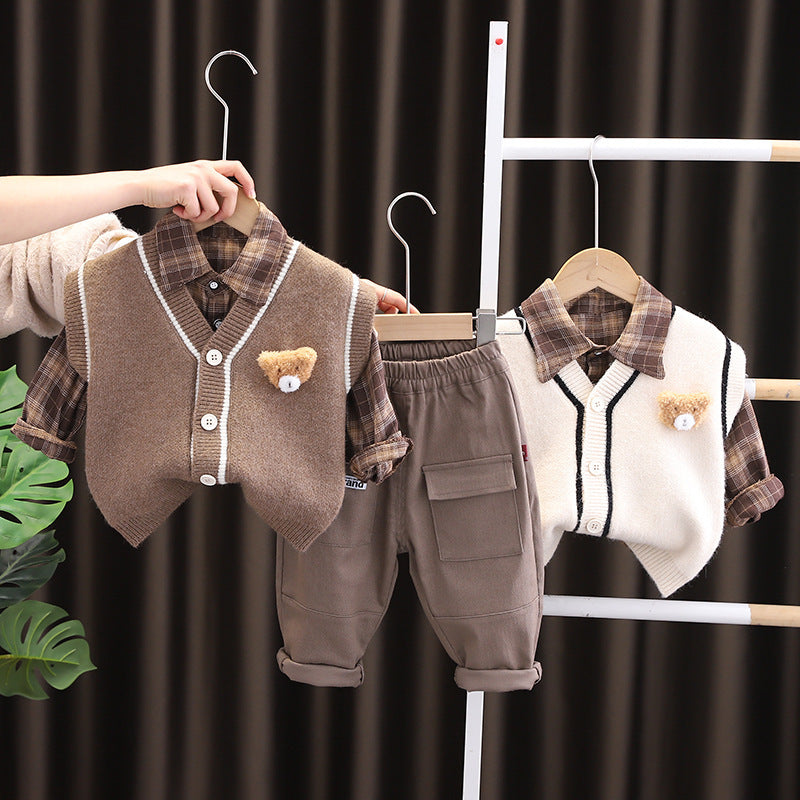 Children's Clothing Knitted Sweater Vest