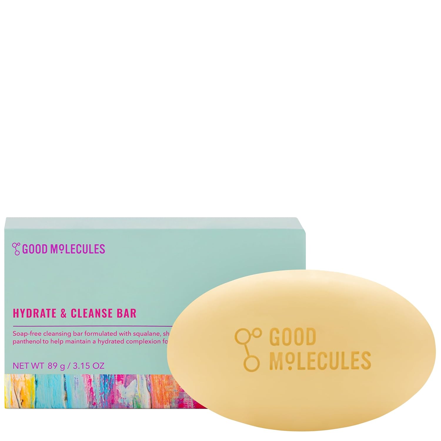 Good Molecules Hydrate & Cleanse Bar - 89g
