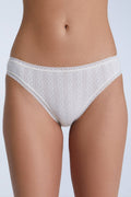 Organic Jacquard Lace Trimmed Slip