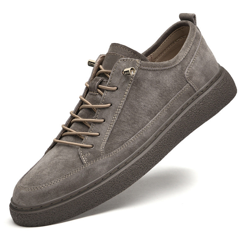 Fashion Sneakers For Men, Genuine Soft Leather Casual Leather Shoes