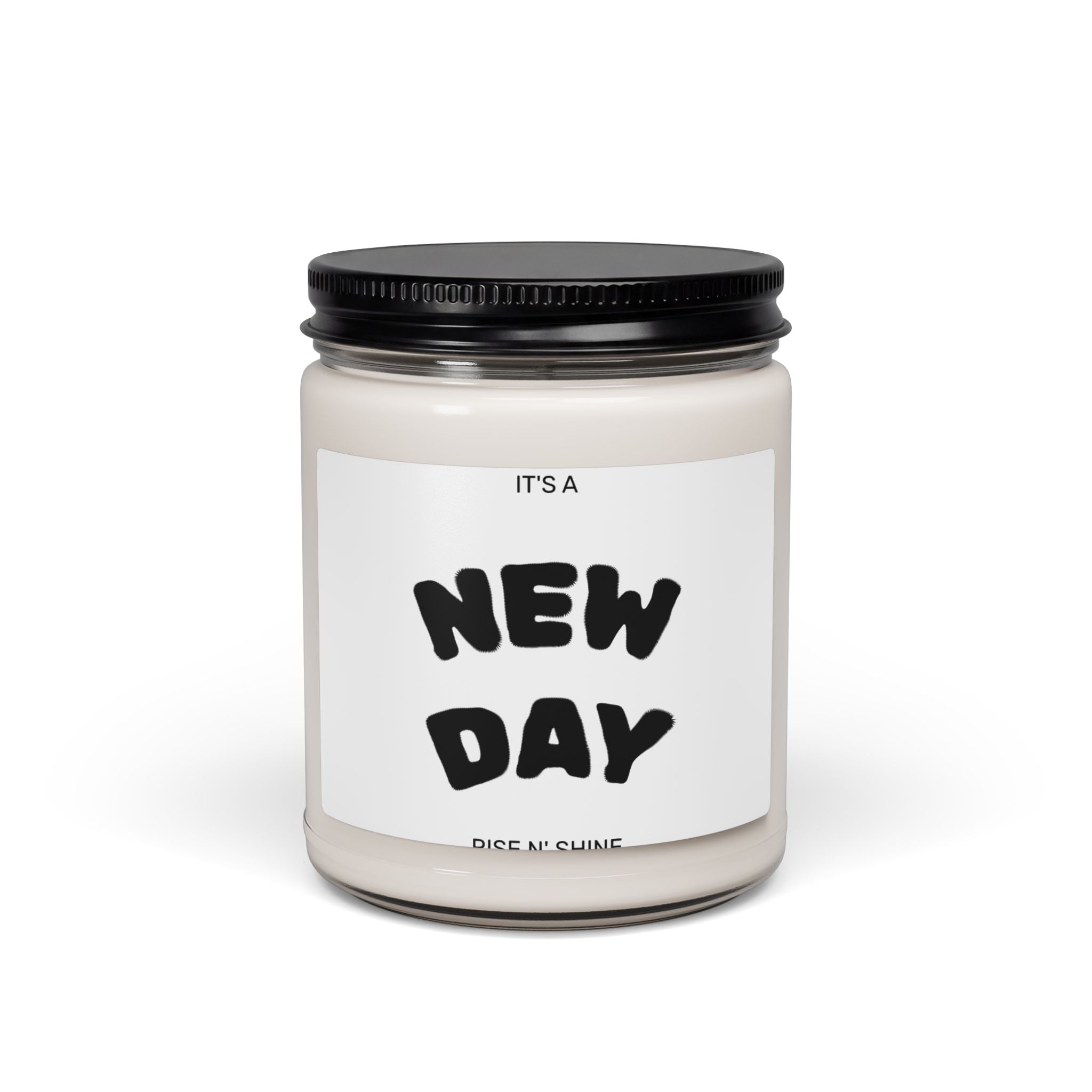 Candle — "It's a New Day" Scented Soy Candle, 9oz (Inspirational Morning Candle)