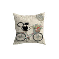 Home Fashion Minimalist Cat Print Pillowcase