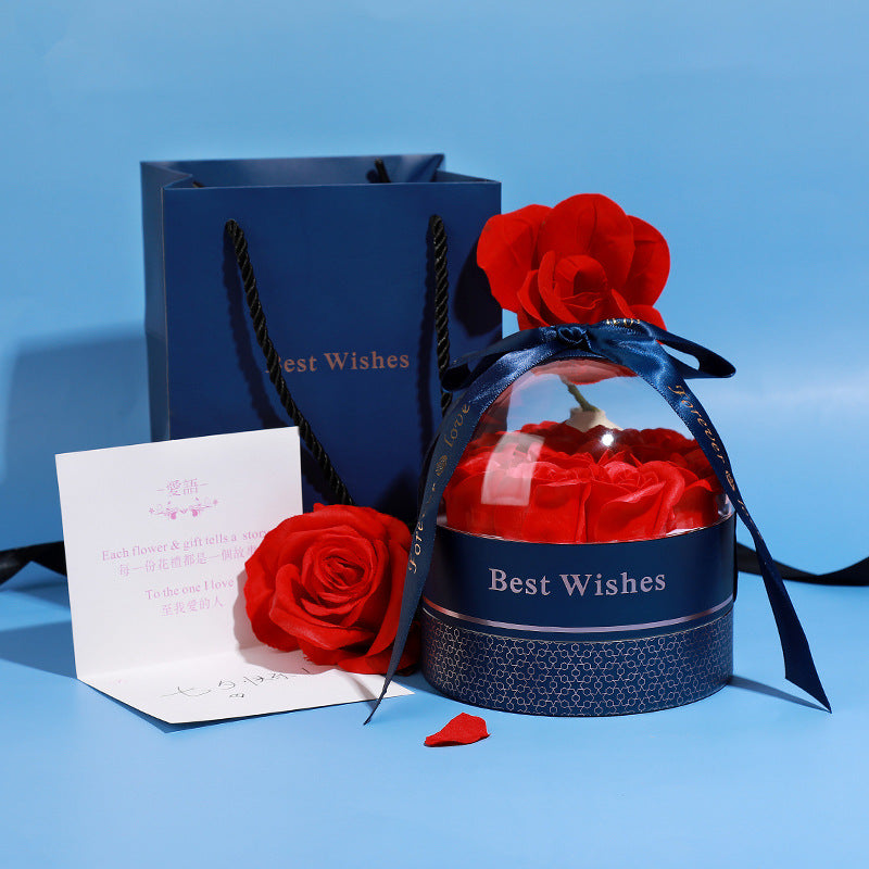 Valentine's Day Rose Jewelry Storage Box