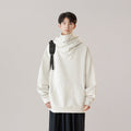 Hooded Turtleneck Sweater Men's Autumn Winter Couple Workwear Mechanical Style