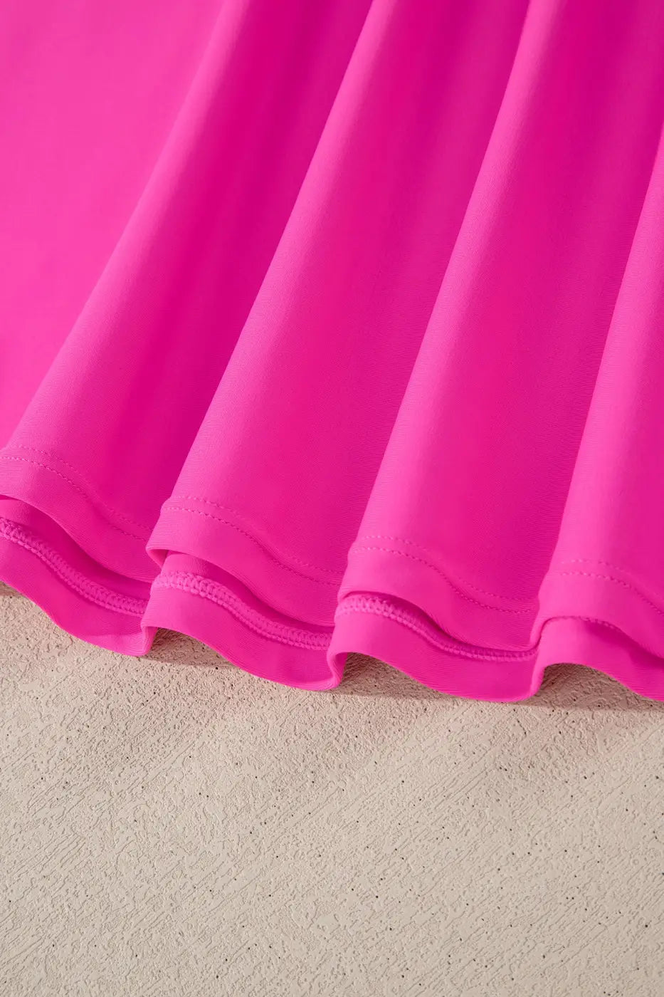 Pink Swim Dress With Built-In Shorts One Piece Swimsuit Women UK