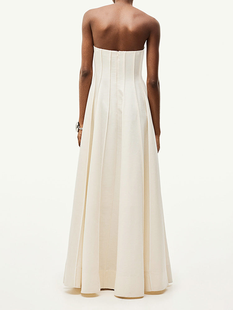 White Bra Temperament Dress Women
